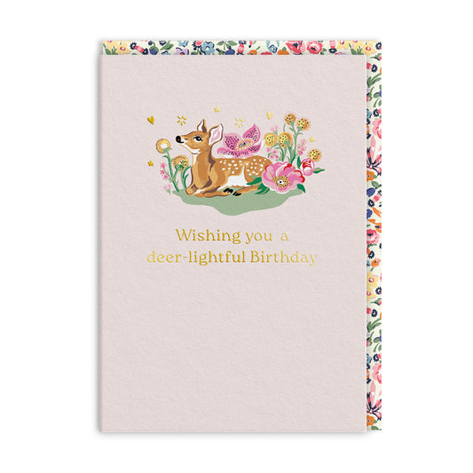 Deer-lightful Birthday Greeting Card (14403)