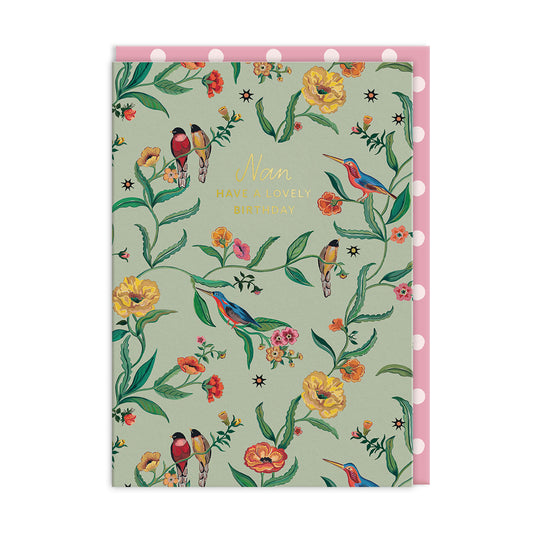 Cath Kidston Nan - Summer Birds Greeting Card (7176)