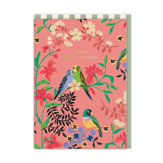 Cath Kidston Have a Lovely Birthday Summer Birds Greeting Card (7465)