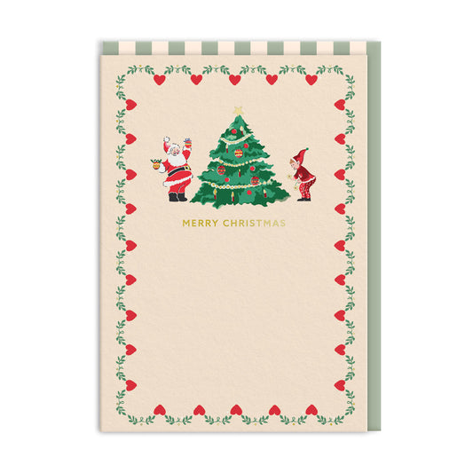 Cath Kidston Santa Christmas Card (9703)