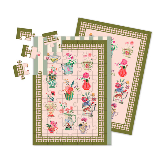 Vases Jigsaw Greeting Card (A6) (12955)
