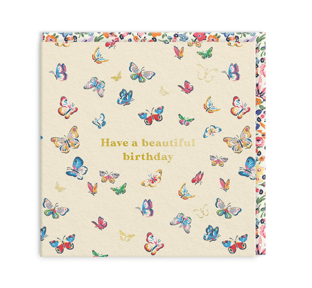 Butterflies Mini Square Greeting Card (14269)