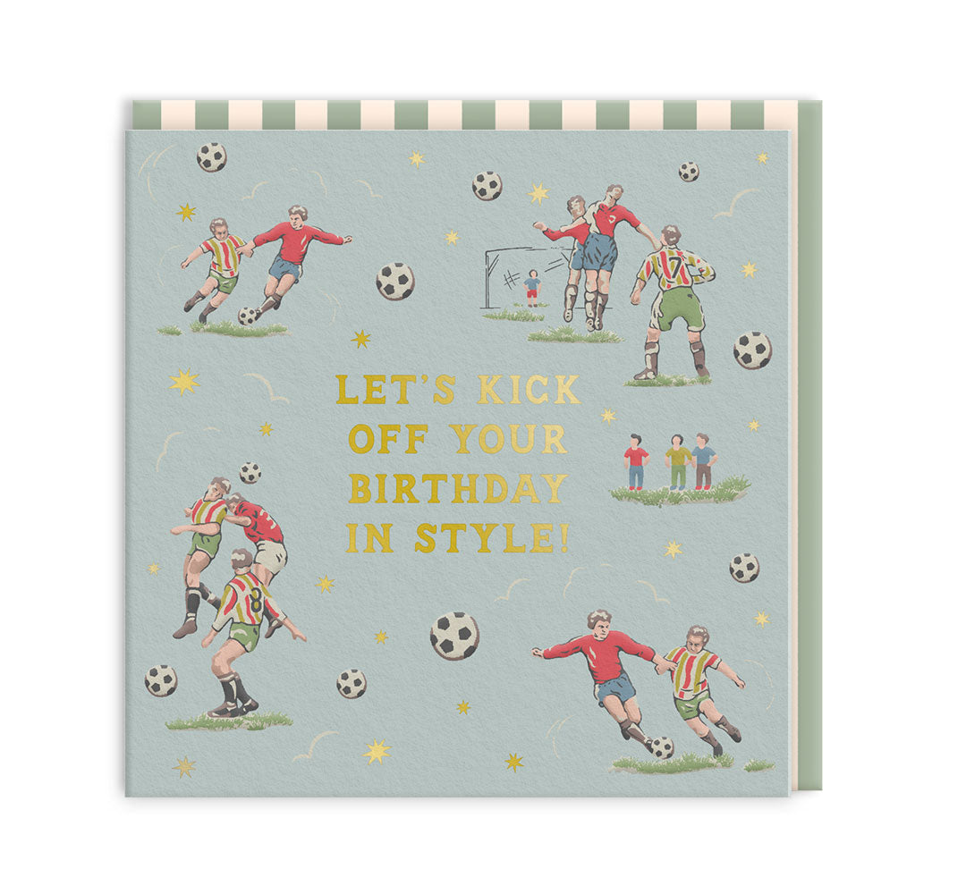 Birthday in Style Mini Square Greeting Card (14273)