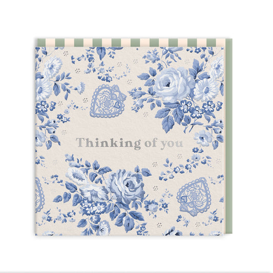 Thinking Of You Mini Square Greeting Card (14275)