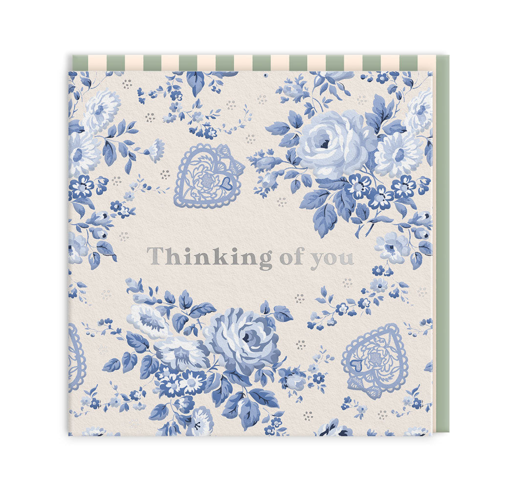 Thinking Of You Mini Square Greeting Card (14275)