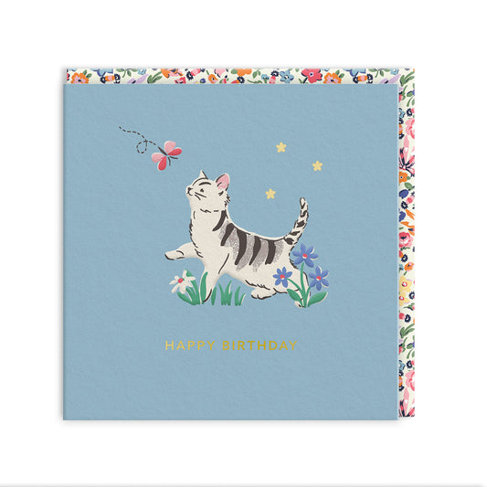 Kitten Mini Square Greeting Card (14286)