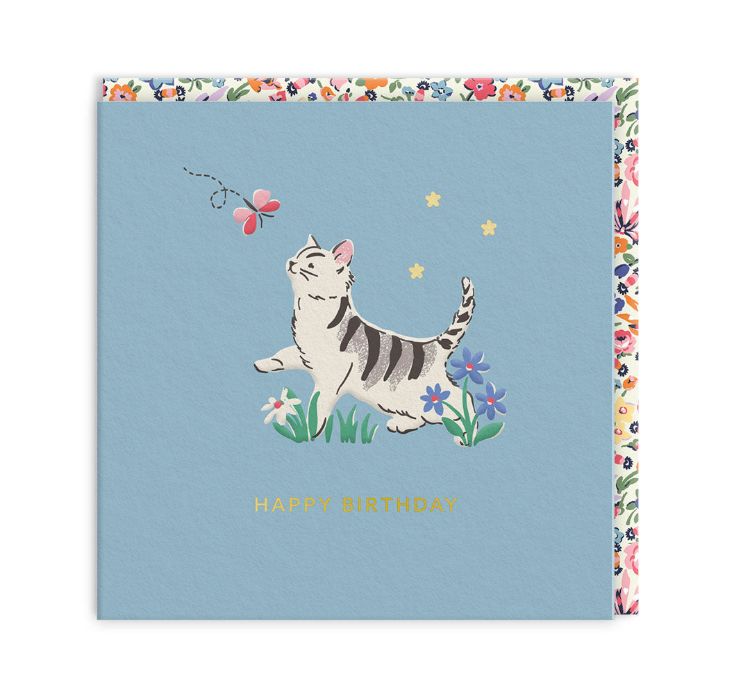 Kitten Mini Square Greeting Card (14286)