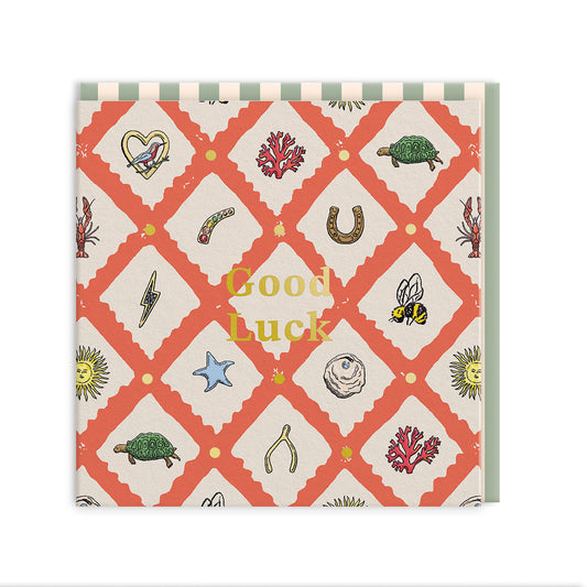 Lucky Charm Mini Square Greeting Card (14290)