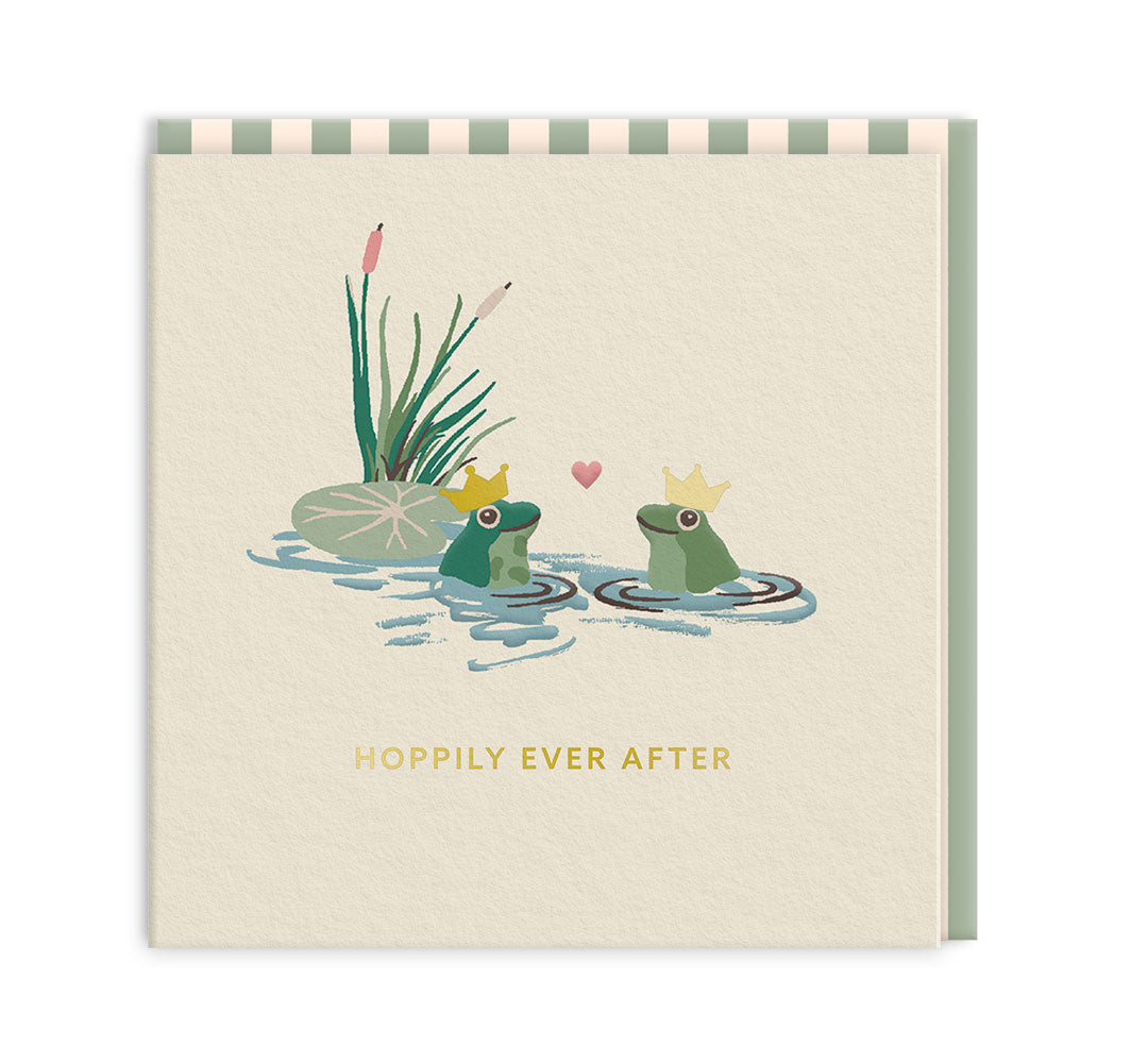 Wedding Congrats Mini Square Greeting Card (14298)