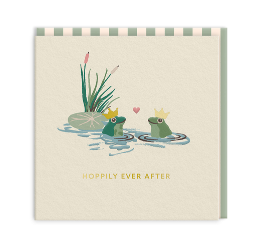 Wedding Congrats Mini Square Greeting Card (14298)