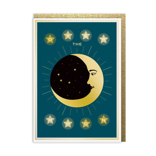 Over The Moon Greeting Card (13766)
