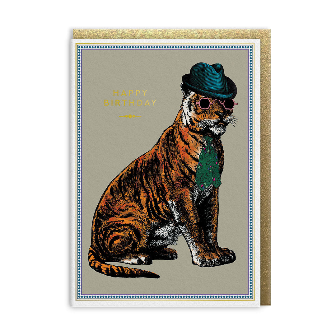 Cool Cat Greeting Card (14422)