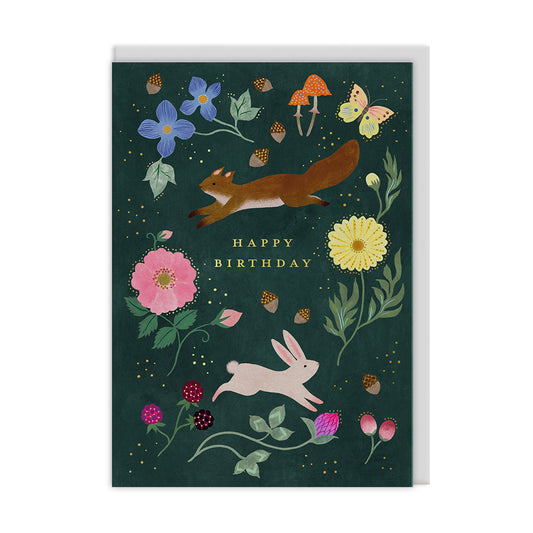 Woodland creatures Greeting Card (13311)