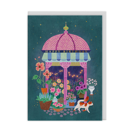 Flower Market Greeting Card (13316)