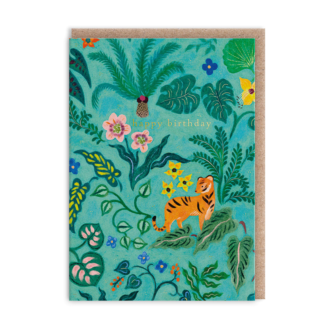 Jungle Tiger Mini Greeting Card (14024)
