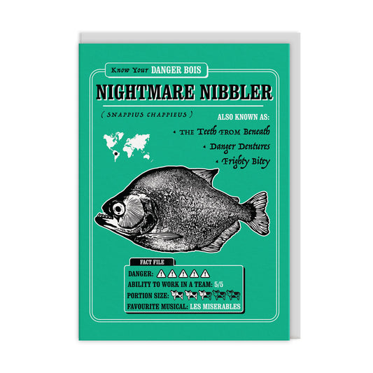 Nightmare Nibbler Greeting Card (12430)