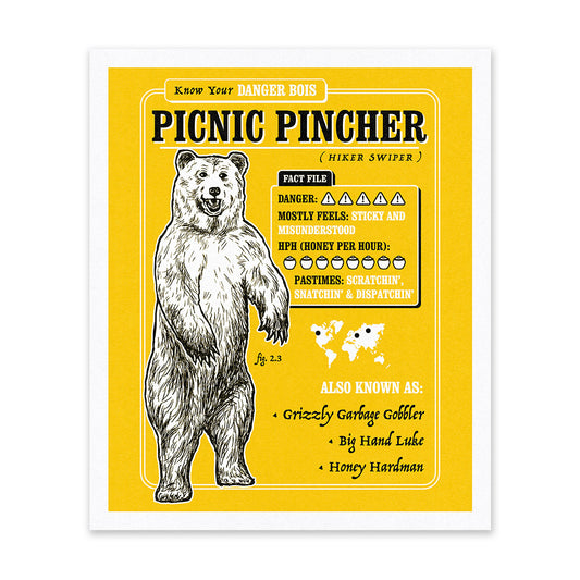 Picnic Pincher Riso Print (12x10) (12149)