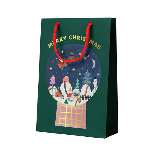 Snow Globe Christmas Gift Bag (9747)