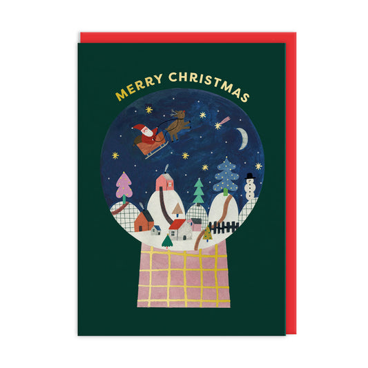 Snow Globe Christmas Card (9709)