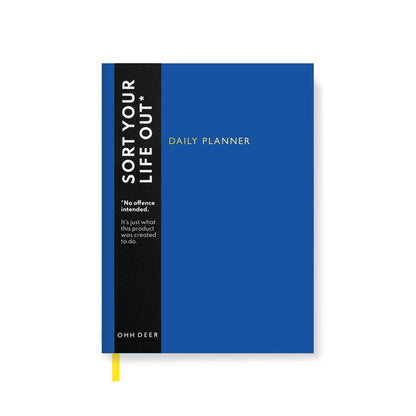 Dark Ultramarine Daily Planner (5786)