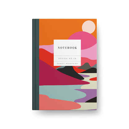 design-no28-sunset-mountains-hardback-notebook