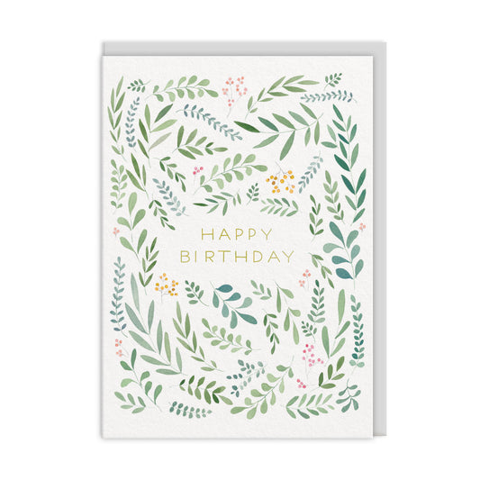 Wild Flower Birthday Card (12380)