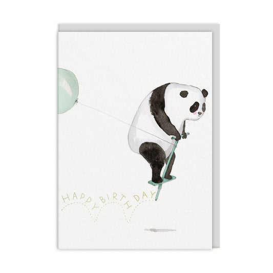 Panda Happy Birthday Card (12383)