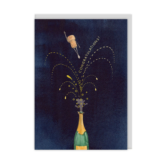 Congrats Champagne Greeting Card (12397)