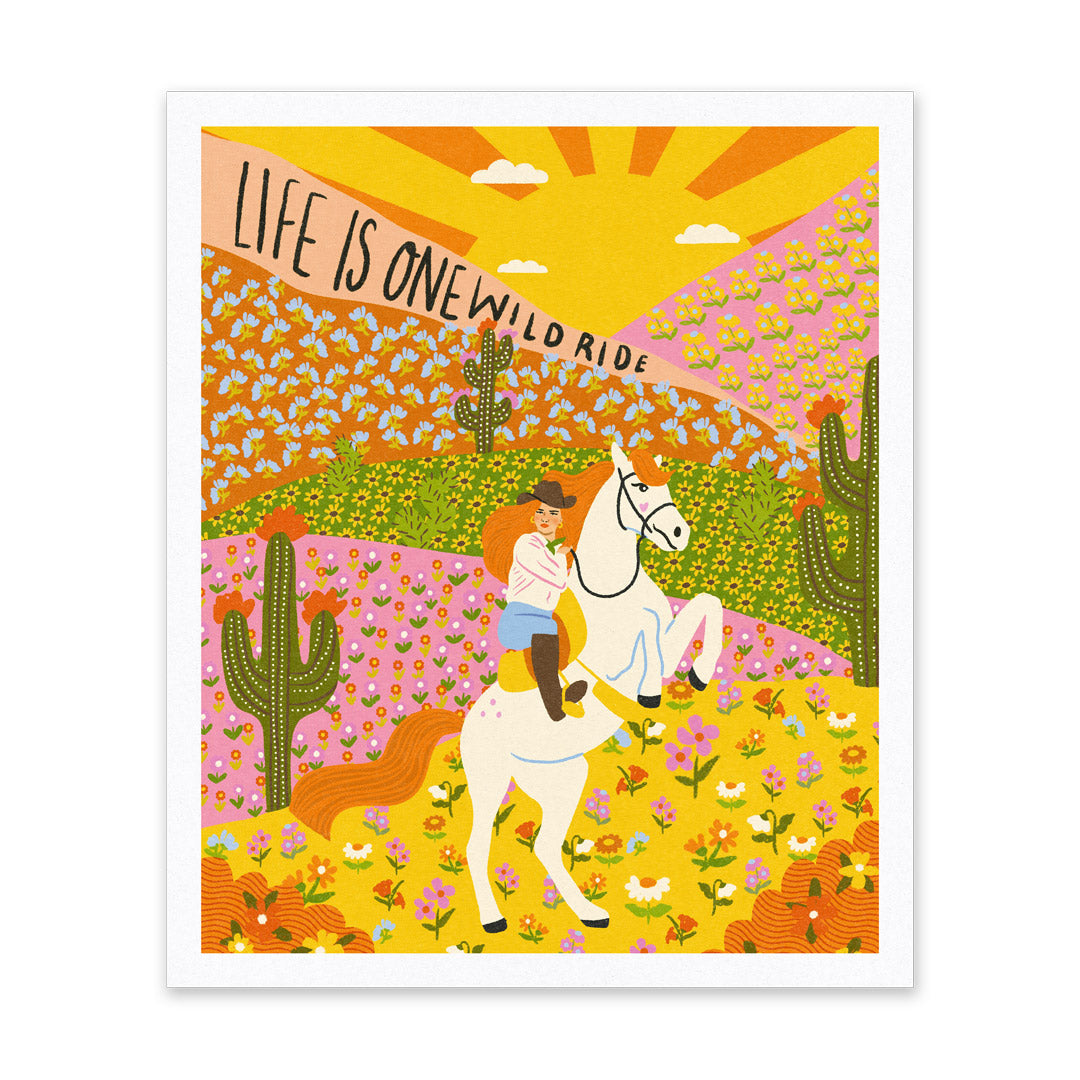 Wild Ride Riso Print (10x12) (14589)