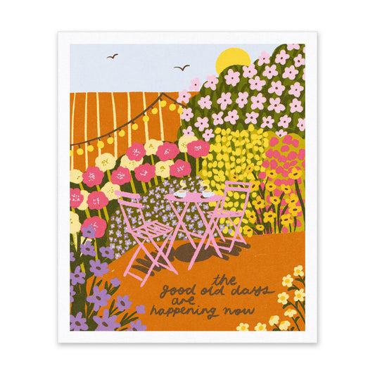 Good Old Days Riso Print (10x12) (14590)