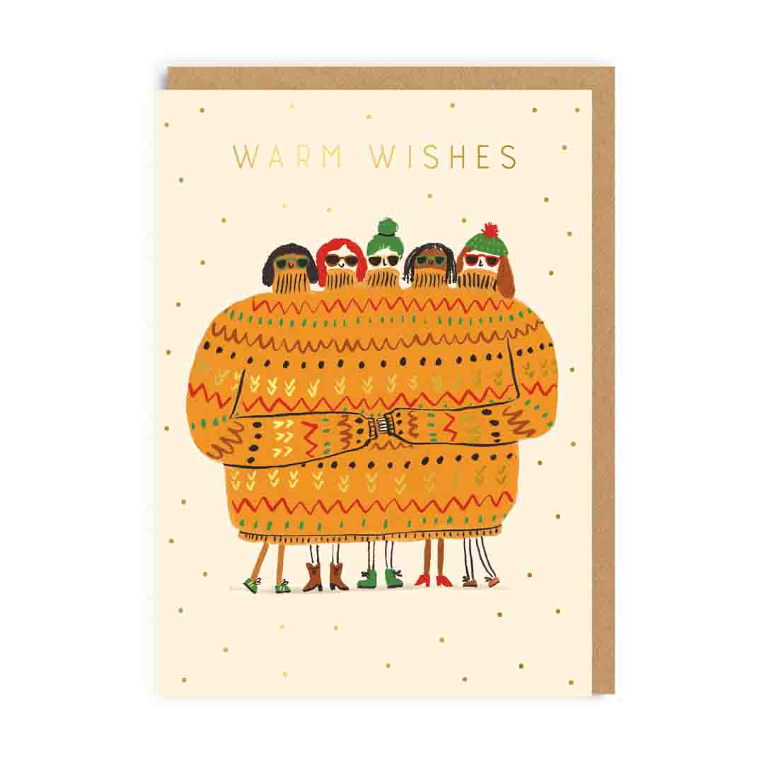 Warm Wishes Jumper Christmas Card
