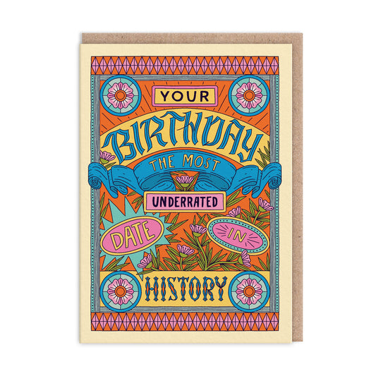 Underrated Date Greeting Card (13347)