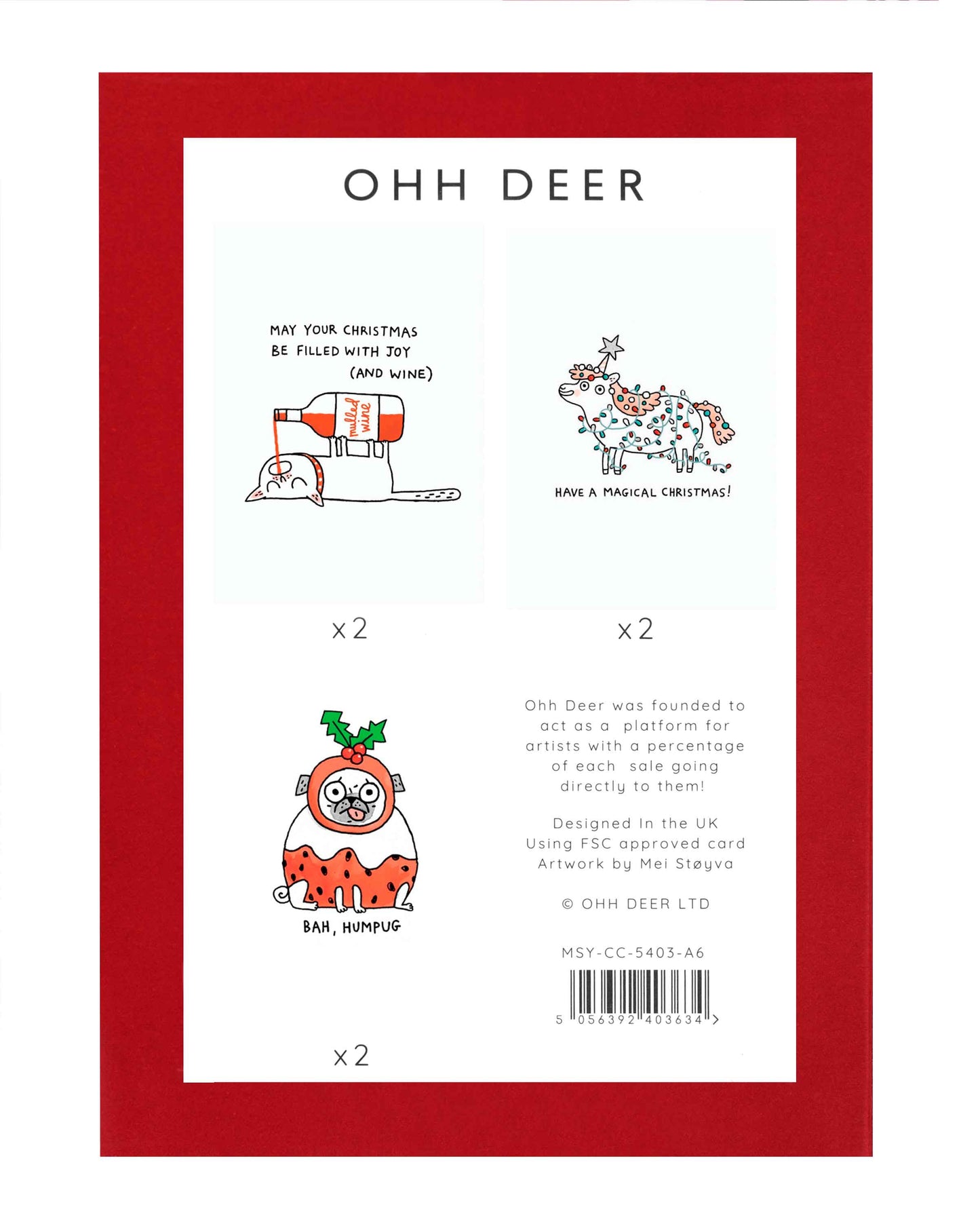 Gemma Correl Christmas Card Set (5402)