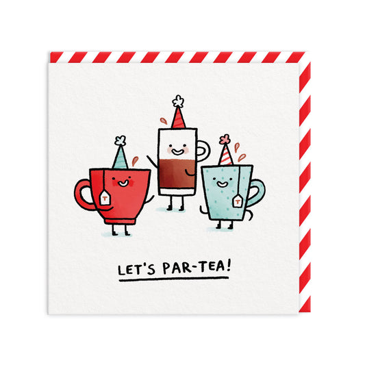 Lets Parttea Greeting Card (11683)