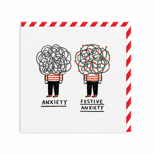 Festive Anxiety Christmas Card (9721)