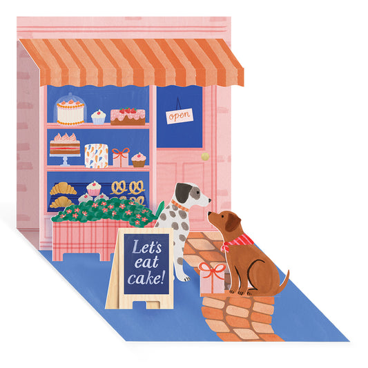 Lets eat Cake Pop Up Greeting Card (13008)