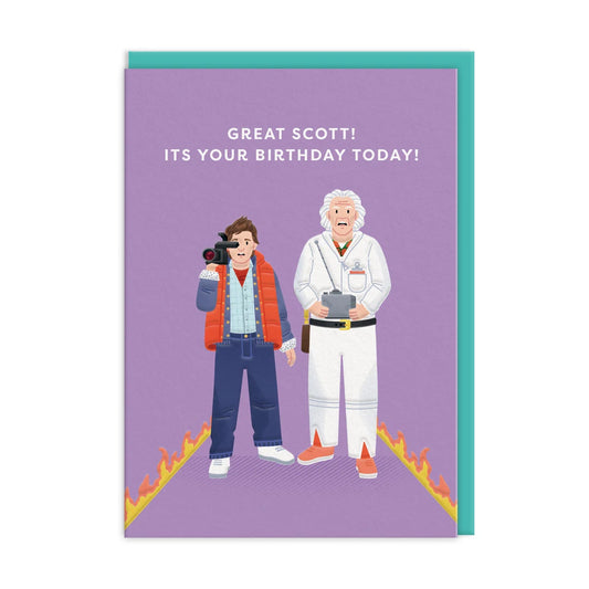 Doc and Marty Greeting Card (13341)