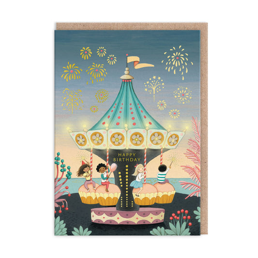 Carousel Greeting Card (13300)