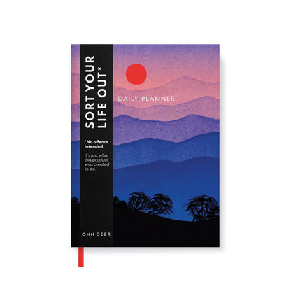 Sunset Mountains Daily Planner (10431)