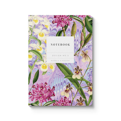 Marble Orchids Premium Paperback Notebook (A6) (12828)