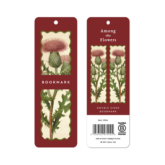 Scalloped Thistle Premium Bookmark (12976)