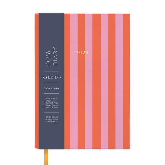 2026 Candy Stripe Diary (A5) (12641)