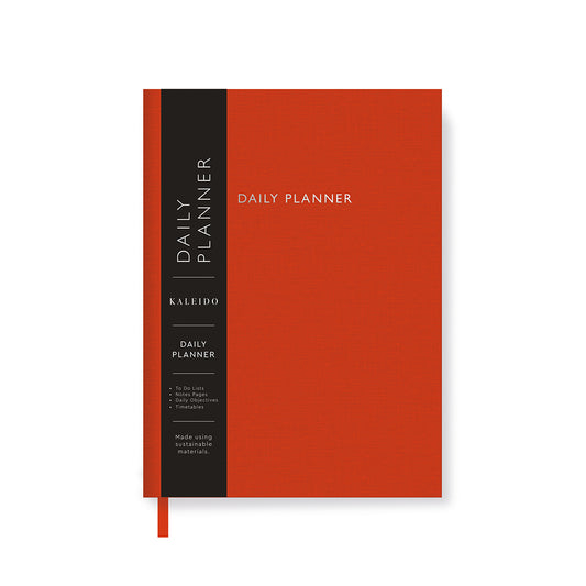 Orange Fabric Daily Planner (A5) (12750)