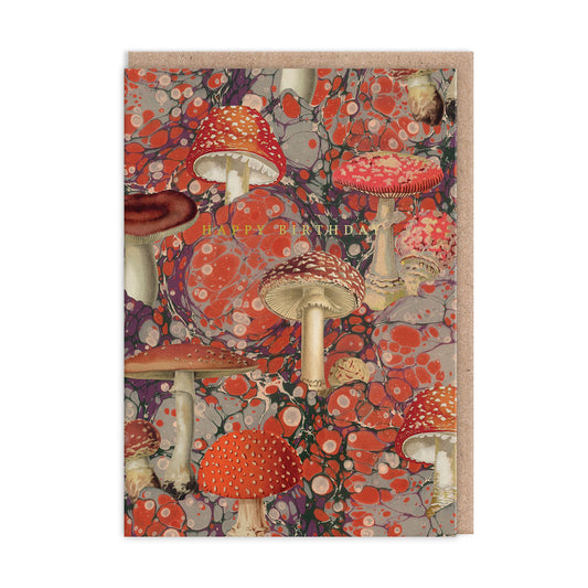 Marble Fungi Greeting Card (12051)