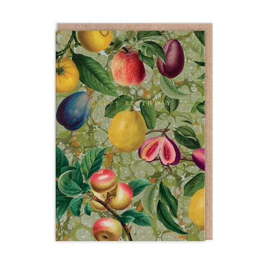 Marble Fruit Greeting Card (12055)