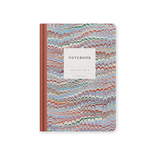 Design No.5 Marble Stripes Premium Hardback Notebook (A5) (13119)