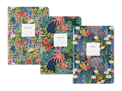 Set No.1 | 3x Stitched Notebook Set (B6) (11761)