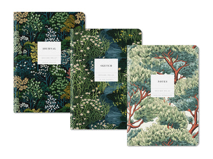 Kaleido Set No.6 3 Pack Stitched Notebooks (A5 Mini) (11766)