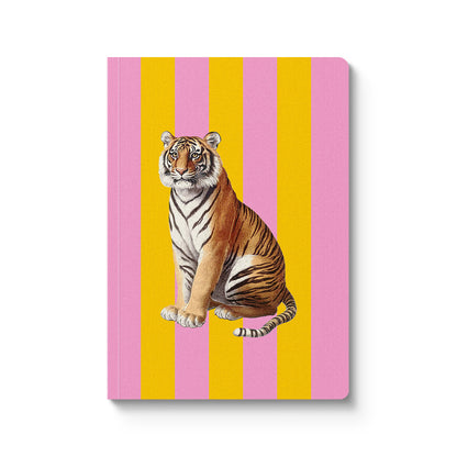 Striped Tiger Paperback Notebook (A5) (12357)