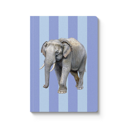 Striped Elephant Premium Paperback Notebook (A5) (12358)